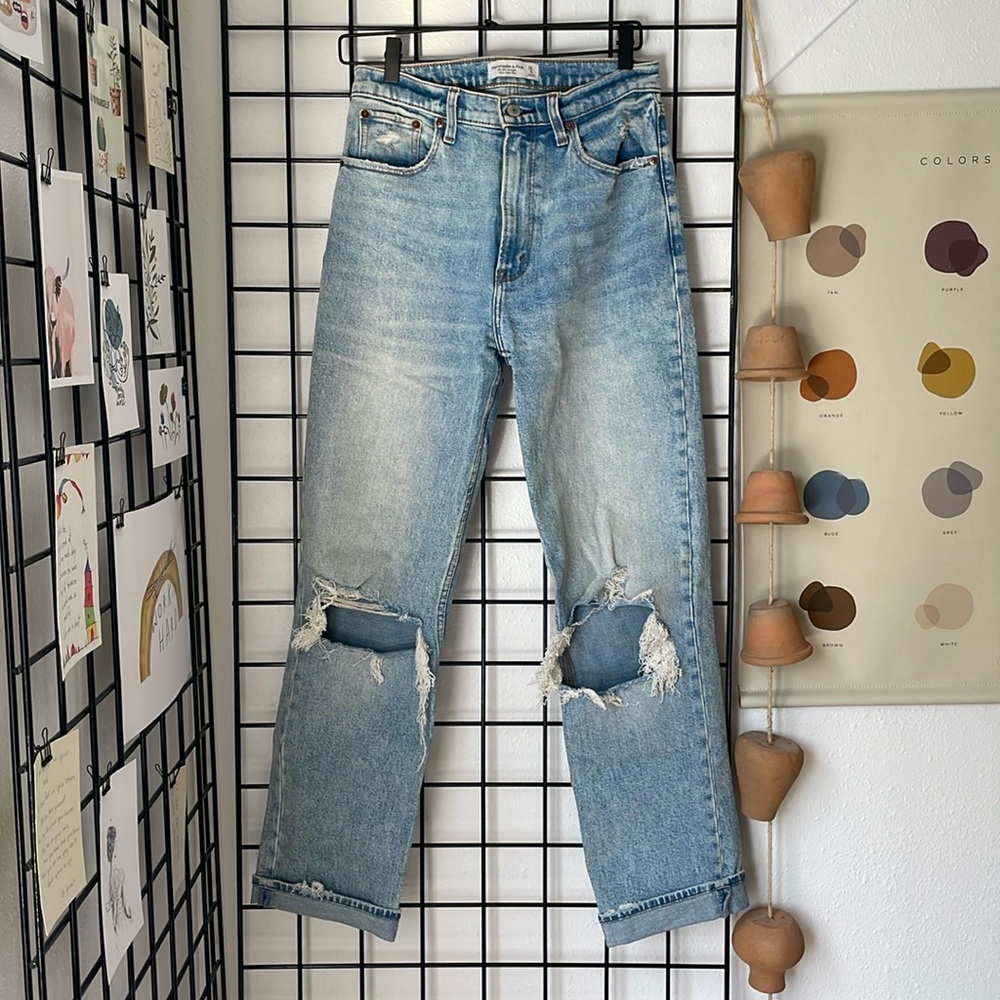 Abercrombie & Fitch Ultra High Rise 90’s Straight